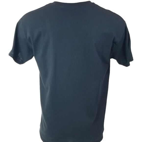 NEW YORK YANKEES Double Script Retro Logo Black Vintage style Baseball Tee y2k - Picture 5 of 6